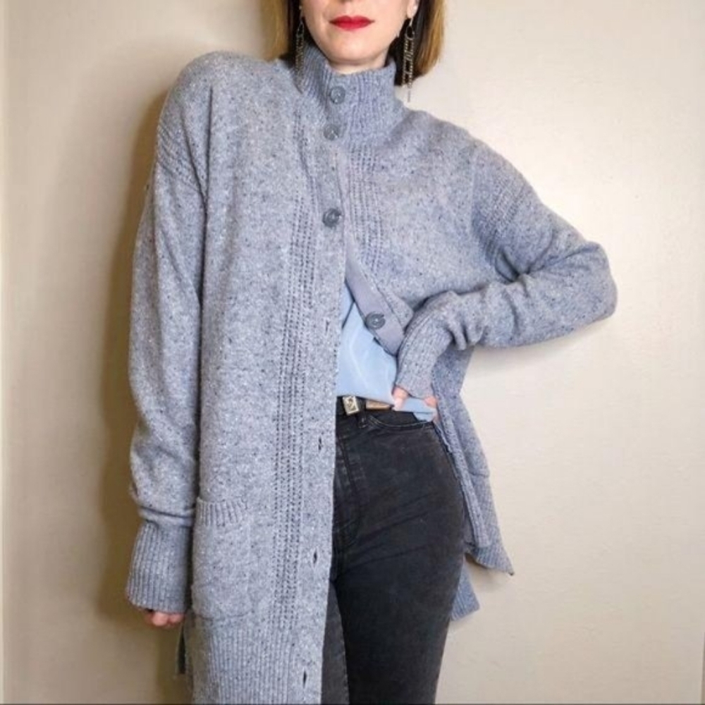 💘 Royal Robbins merino wool button front cardigan L